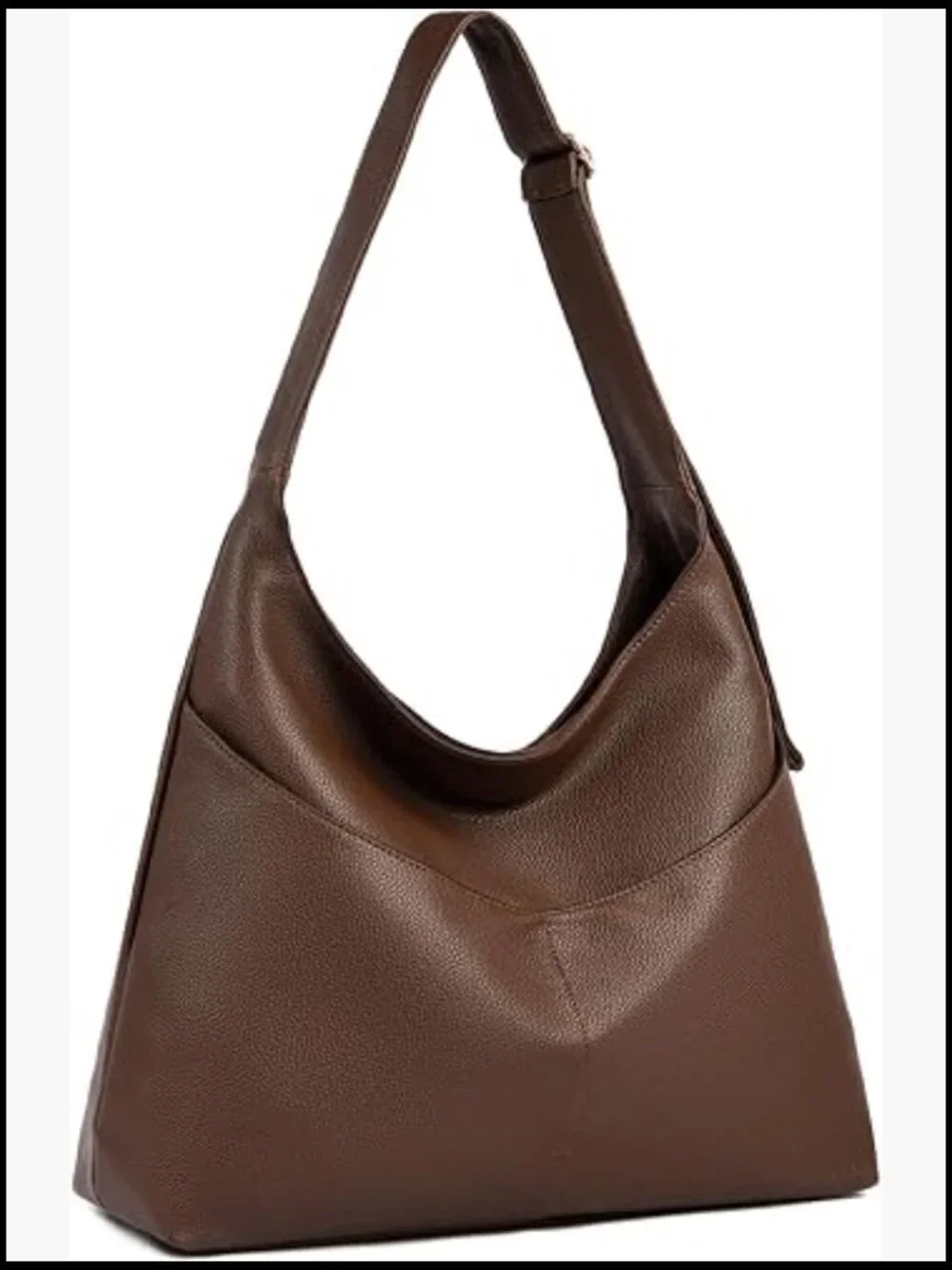 Large Slouchy Hobo Bag Vegan Leather Crossbody Tote Work Travel Daily